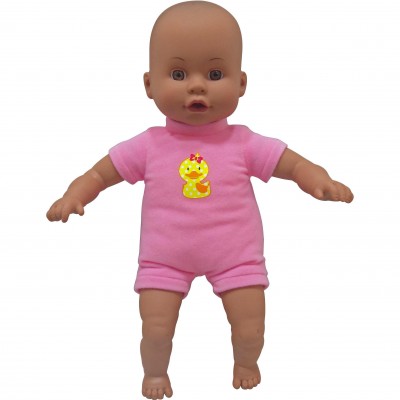 My Sweet Love 13-inch Soft Baby Doll, African American, Pink Outfit   562949275